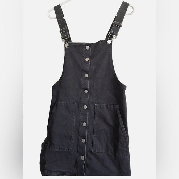 SO Dresses & Skirts - SO Juniors Black Denim Coverall Jumper Dress – Size Large